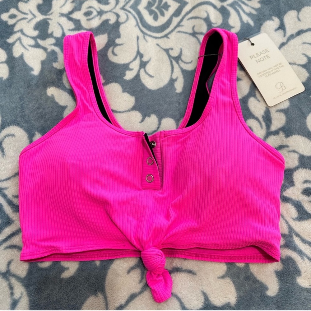 Bombshell Sportswear Pink Crop Top